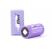 Efest IMR 26500 3,6V - 3,7V 3000mAh, μοβ LI-Ion 24A (θετικός πόλος επίπεδος)