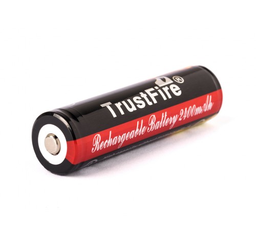 Trustfire 18650 2400mAh 3.7V button top με προστασία