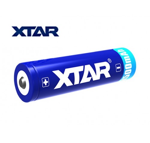 XTAR 18650 3500mAh 3.6V - 3.7V button top με προστασία