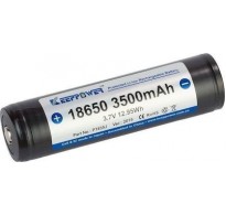 Keeppower 18650 Li-ion 3500 mAh Με προστασία.