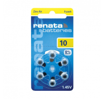 Renata ZA 10 Zinc-air μπαταρίες ακουστικών βαρηκοΐας 6 τεμ.