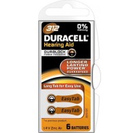 Duracell EasyTab 312 μπαταρίες ακουστικών βαρηκοΐας 6 Τεμ