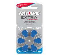 Rayovac Extra Advanced 675 / PR44 Zinc-air μπαταριες ακουστικών βαρηκοϊας  6τεμ.