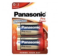 Panasonic αλκαλική D LR20 Pro Power - 2 τεμ