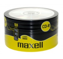 MAXELL CD-R 80min, 700ΜΒ, 52x, 50τμχ Spindle pack 