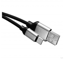 Καλώδιο Type C USB 2.0 A / Male - C /Male 1m Μαύρο 