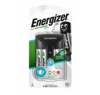 Φορτιστής Energizer ACCU Recharge PRO για AA/AAA με 4 ΑΑ 2000mAh Μπαταρίες
