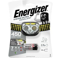 Energizer Φακός Κεφαλής LED Αδιάβροχος IPX4 με Μέγιστη Φωτεινότητα 450lm Vision Ultra