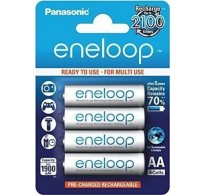 Επαναφορτιζόμενες προ-φορτισμένες μπαταρίες Panasonic Eneloop ΑΑ 1900mAh (4 τεμάχια)