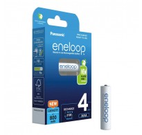 Panasonic NEW Eneloop Επαναφορτιζόμενες Μπαταρίες AAA Ni-MH 800mAh 4τμχ