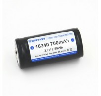 Επαναφορτιζόμενη Cr123A Keeppower 16340 - 700mAh, 3,7V Li-ion