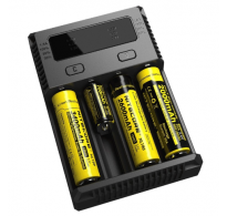 NITECORE NEW I4 Έξυπνος φορτιστής μπαταριών 4 θέσεων.