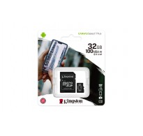 KINGSTON Memory Card MicroSD Canvas Select Plus SDCS2/32GB, Class 10, SD Adapter