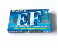 Sony Audio Cassette Tape EF 60 Type I IEC I Normal Position 60 Min